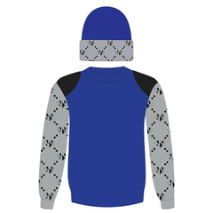 Noble Vices Navy Blue Field Sweater