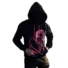 "FINAL TOUCH" PUFFER PRINT HOODIE