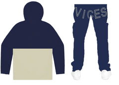 Noble vices blue pro elite 2022 stormfit water resistant designer tracksuit