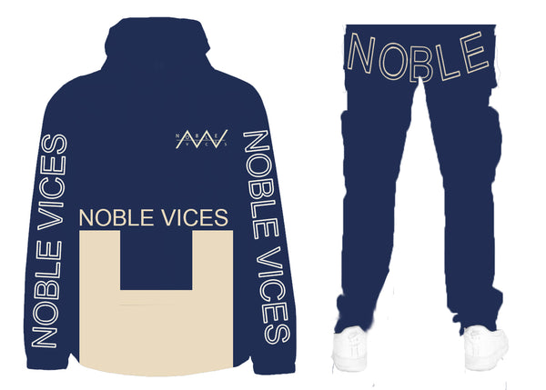 Noble vices blue pro elite 2022 stormfit water resistant designer tracksuit