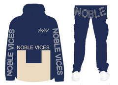 Noble vices blue pro elite 2022 stormfit water resistant designer tracksuit