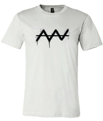 Drip Spray Paint T-Shirt White