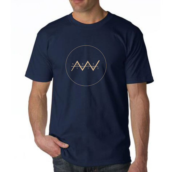 Noble Vices Circle Logo T-Shirt Blue