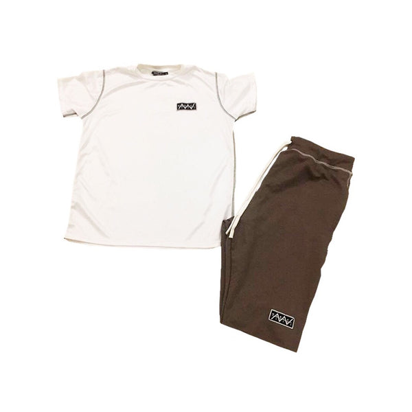 Noble Vices Shirt Shorts Set - Brown