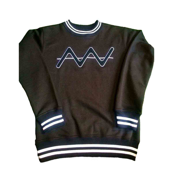 Noble Vices Varsity Crewneck Sweatshirt (White)