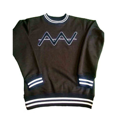 Noble Vices Varsity Crewneck Sweatshirt (White)