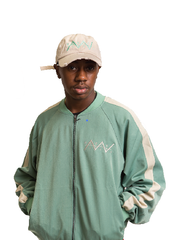 Mint and Tan Duo-Tone Casual Jacket