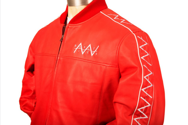 Noble Vices Custom Leather Jacket (Red)