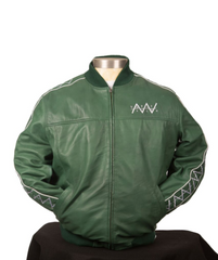 Noble Vices Custom Leather Jacket (Green)