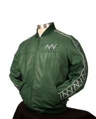Noble Vices Custom Leather Jacket (Green)