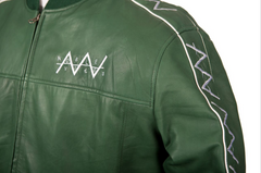 Noble Vices Custom Leather Jacket (Green)