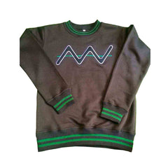 Noble Vices Varsity Crewneck Sweat Shirt (Green)