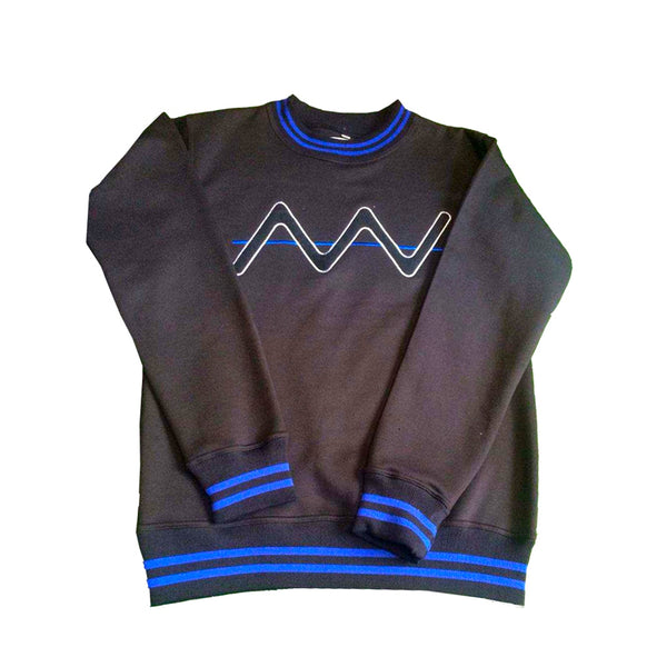 Noble Vices Varsity Crewneck Sweatshirt (Blue)