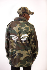 Noble Vices Lightweight Custom Painted Camo Jacket