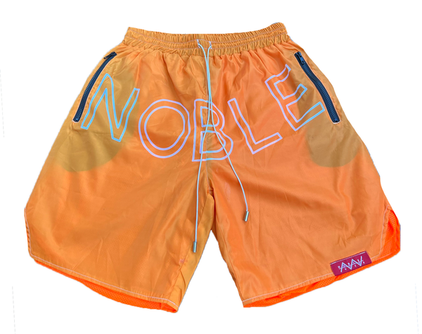 Orange Noble Vices Casual Waterproof Shorts