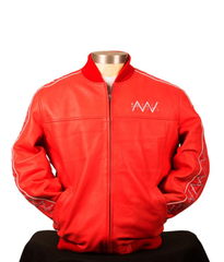 Noble Vices Custom Leather Jacket (Red)