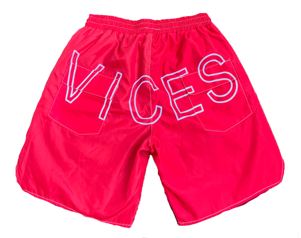 Red Noble Vices Casual Waterproof Shorts