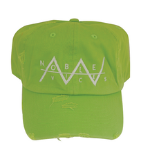 Noble Vices Lime Green Denim Hat